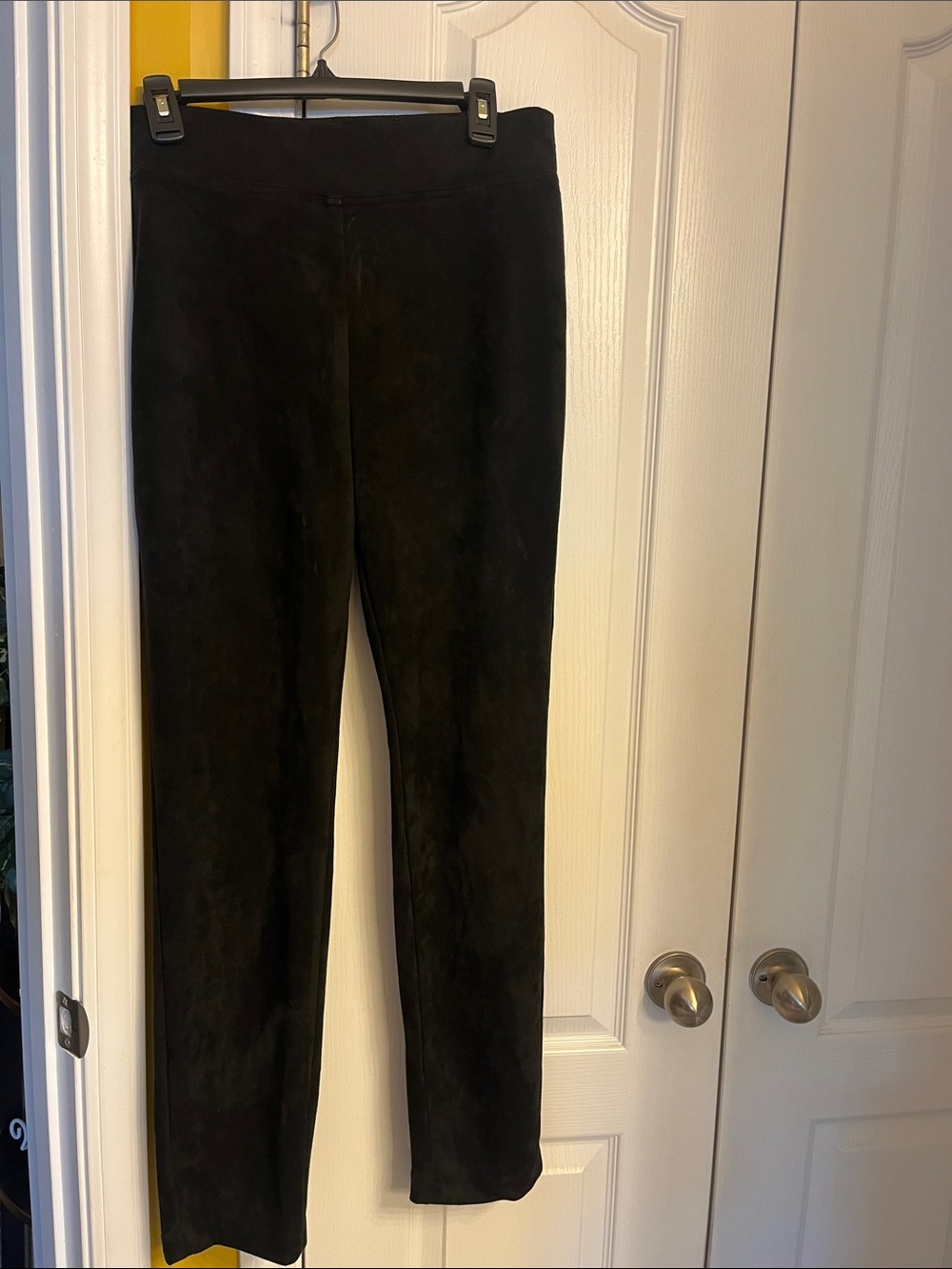 Ethyl Pull On Faux Suede Pants